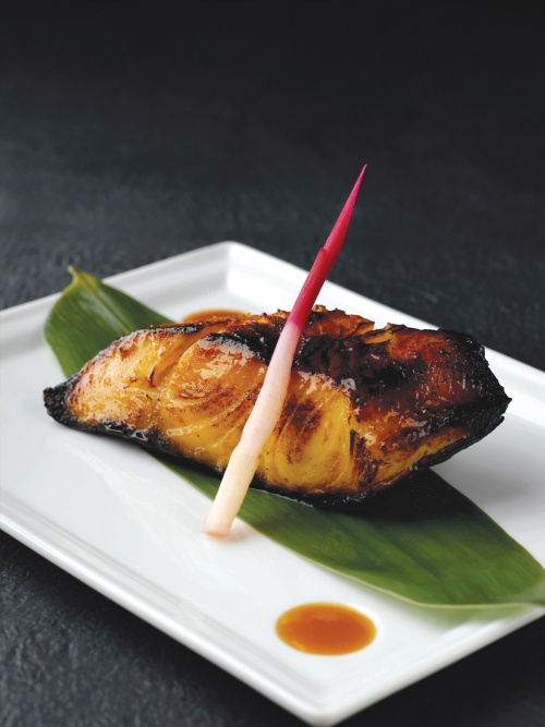 Sake-infused black cod with miso